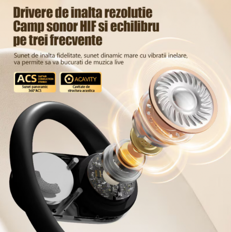 Căști Wireless X97 Sport – Bluetooth 5.49, 9h Autonomie, Calitate Audio Premium, Mod Dual, Confort Maxim, Carcasa cu Display LED [2]