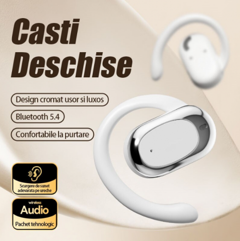 Căști Wireless X97 Sport – Bluetooth 5.49, 9h Autonomie, Calitate Audio Premium, Mod Dual, Confort Maxim, Carcasa cu Display LED [1]