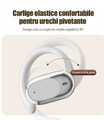 Căști Wireless X97 Sport – Bluetooth 5.49, 9h Autonomie, Calitate Audio Premium, Mod Dual, Confort Maxim, Carcasa cu Display LED [4]
