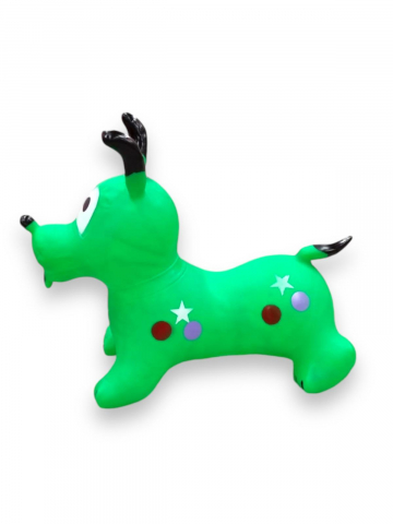 Catel Gonflabil Pluto, din Cauciuc, cu Lumina si Muzica - Verde [1]