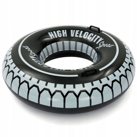 Colac Gonflabil Tip Roata cu Manere – 120 cm, PVC Rezistent, Design Roata de Masina [1]