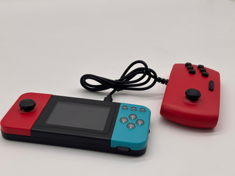 Consolă Portabilă Jocuri Retro – Conectare AV la TV,  Controler pentru 2 Jucători, Ecran 2.8” HD Color, 500 Jocuri Incluse, Baterie Reîncărcabilă 800mAh [9]