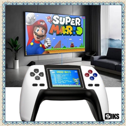 Consolă Retro Portabilă cu 520 Jocuri, Conectare TV prin Cablu AV, Ecran 7.5 cm, Baterie Li-Ion Reîncărcabilă, 1020 mAh [1]