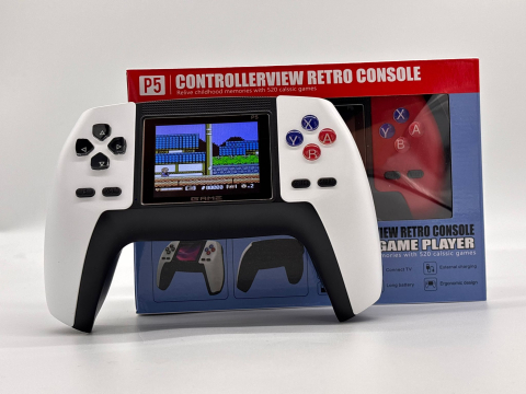 Consolă Retro Portabilă cu 520 Jocuri, Conectare TV prin Cablu AV, Ecran 7.5 cm, Baterie Li-Ion Reîncărcabilă, 1020 mAh [9]