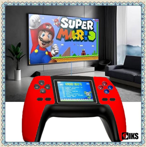 Consolă Retro Portabilă cu 520 Jocuri, Conectare TV prin Cablu AV, Ecran 7.5 cm, Baterie Li-Ion Reîncărcabilă, 1020 mAh [0]