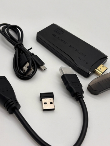 Consola Retro Tip TV Stick M900 Pro - Compatibila cu TV/PC/Laptop/Proiector, Multiple Emulatoare, 2x Controlere Wireless, Conectivitate HDMI - Negru [5]