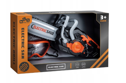 Fierastrau de Jucarie Electric cu Ochelari Protectie, Sunete si Efecte Realiste, 3+ ani [1]