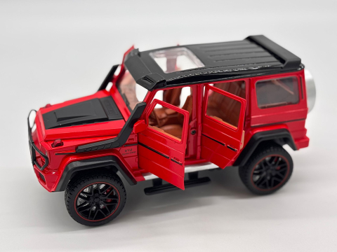 Mașină cu Telecomandă Mercedes G-Class din Metal, 23 cm, Fum, Uși Deschizătoare, Faruri, Acumulator, Control Complet 360° [3]