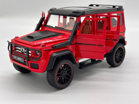 Mașină cu Telecomandă Mercedes G-Class din Metal, 23 cm, Fum, Uși Deschizătoare, Faruri, Acumulator, Control Complet 360° [6]