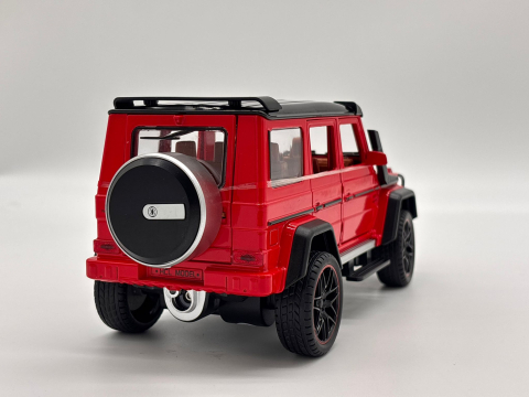 Mașină cu Telecomandă Mercedes G-Class din Metal, 23 cm, Fum, Uși Deschizătoare, Faruri, Acumulator, Control Complet 360° [7]