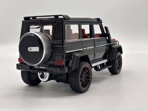 Mașină cu Telecomandă Mercedes G-Class din Metal, 23 cm, Fum, Uși Deschizătoare, Faruri, Acumulator, Control Complet 360° [7]