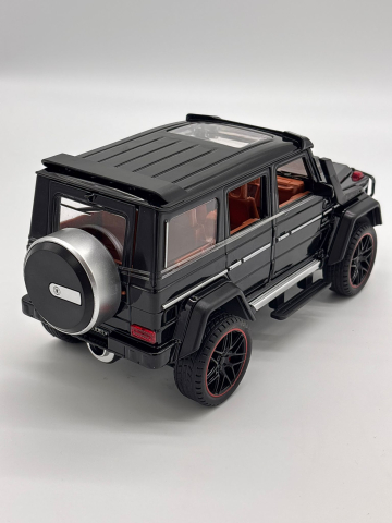 Mașină cu Telecomandă Mercedes G-Class din Metal, 23 cm, Fum, Uși Deschizătoare, Faruri, Acumulator, Control Complet 360° [8]