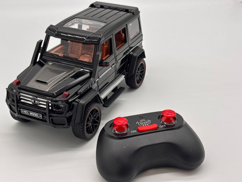 Mașină cu Telecomandă Mercedes G-Class din Metal, 23 cm, Fum, Uși Deschizătoare, Faruri, Acumulator, Control Complet 360° [10]