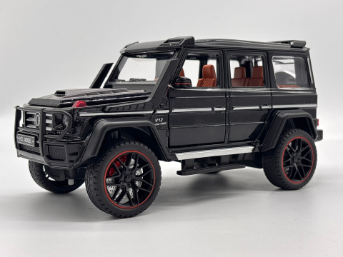 Mașină cu Telecomandă Mercedes G-Class din Metal, 23 cm, Fum, Uși Deschizătoare, Faruri, Acumulator, Control Complet 360° [11]