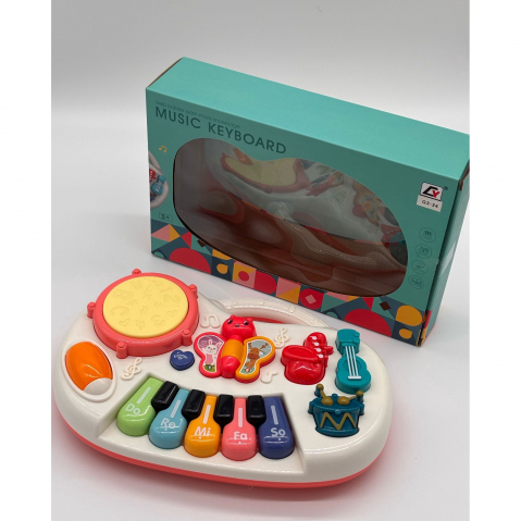 Instrument Muzical Interactiv - Pian Educational cu Sunete si Note Muzicale si Instrumente Miniaturale [2]