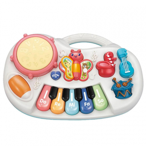 Toate Produsele - Instrument Muzical Interactiv - Pian Educational cu Sunete si Note Muzicale si Instrumente Miniaturale