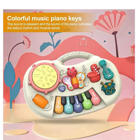 Instrument Muzical Interactiv - Pian Educational cu Sunete si Note Muzicale si Instrumente Miniaturale [3]