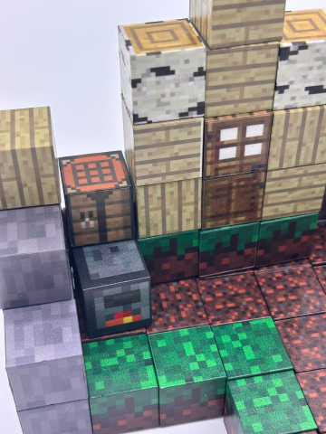 Set Cuburi Magnetice – 98 Piese, Dimensiune Cutie 20x15 cm, Cub 2x2 cm [8]