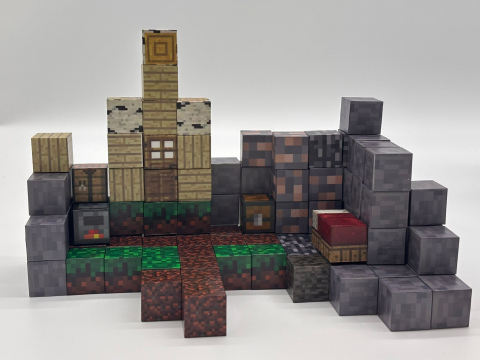 Set Cuburi Magnetice – 98 Piese, Dimensiune Cutie 20x15 cm, Cub 2x2 cm [5]