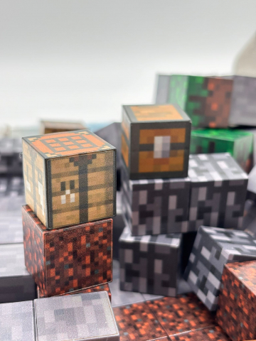 Set Cuburi Magnetice – 98 Piese, Dimensiune Cutie 20x15 cm, Cub 2x2 cm [15]