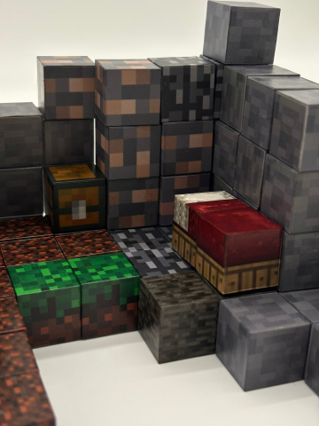 Set Cuburi Magnetice – 98 Piese, Dimensiune Cutie 20x15 cm, Cub 2x2 cm [14]