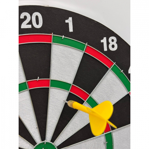 Joc Darts cu 2 Fete, Fata-Verso si 6 Sageti cu Ac cu Protectie Detasabila [4]