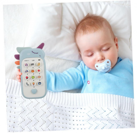 Jucarie interactiva / telefon in Forma de Unicorn, 12 Functii, Plastic [4]