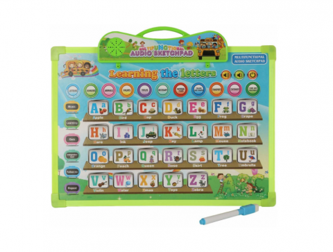 Jucarie Plansa Audio Multifunctionala, Educativa si Interactiva cu 11 Categorii de Invatare [0]
