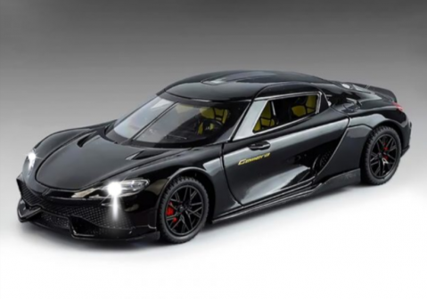 Toate Produsele - Automacheta Koenigsegg Gemera din Metal– din Meta, cu Sunete si Lumini, Elemente Mobile, 15 cm