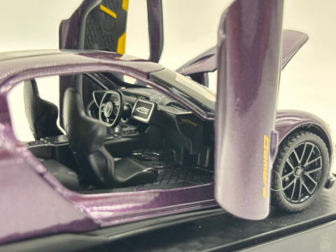 Automacheta Koenigsegg Gemera din Metal– din Meta, cu Sunete si Lumini, Elemente Mobile, 15 cm [3]