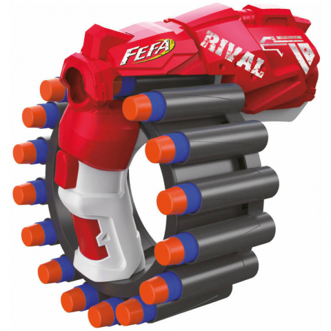 Toate Produsele - Lansator de Proiectile pentru Copii, 20 Gloante din Spuma - Rosu