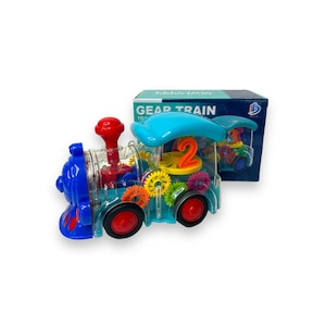 Locomotiva cu Mecanisme, Sunete si Lumini, Sistem 3D ”Gear Train” [1]