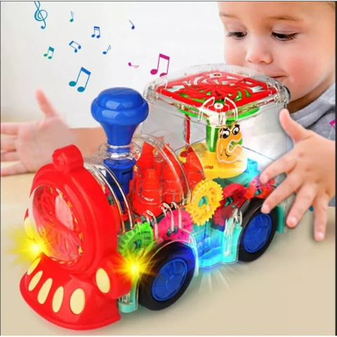 Locomotiva cu Mecanisme, Sunete si Lumini, Sistem 3D ”Gear Train” [0]