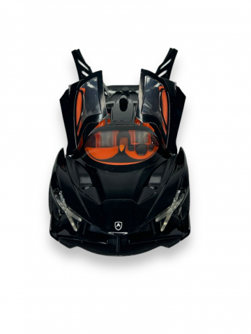 Macheta Apollo Project EVO, Metalica Multicolora cu Sunete, Lumini, Fum pe Baza de Apa, Functie Pull-Back, Cu Incarcare USB, Usi Deschizatoare, Amortizare si Viraj - Negru [2]