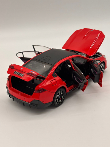 Macheta BMW i5 M60 din Metal – 20,5 cm, cu Sunete, Lumini, Funcție Pull-Back și Roți Direcționabile [15]