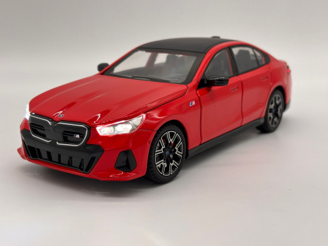 Macheta BMW i5 M60 din Metal – 20,5 cm, cu Sunete, Lumini, Funcție Pull-Back și Roți Direcționabile [5]