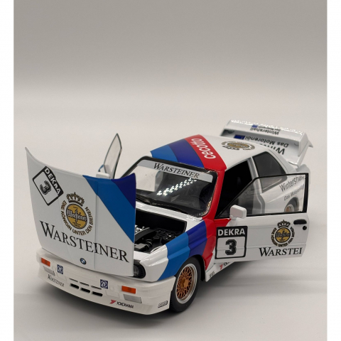 Macheta BMW M3 E30, din Metal cu Sunete, Lumini, Functie Pull-Back, Usi, Capota si Portbagaj Deschizatoare si Detalii Realistice [6]