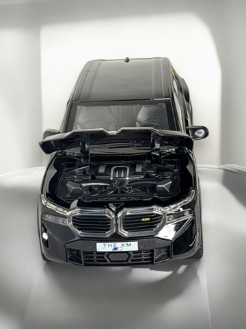 Macheta BMW XM, Fum pe Baza de Apa, Faruri si Stopuri Luminoase, din Metal, cu Lumini si Sunete realistice de Motor si Alarma, Volan Functional, cu Functie Pull-Back, cu Functie de Deschidere a Usilor [12]