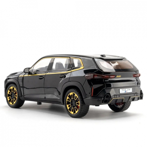 Macheta BMW XM, Fum pe Baza de Apa, Faruri si Stopuri Luminoase, din Metal, cu Lumini si Sunete realistice de Motor si Alarma, Volan Functional, cu Functie Pull-Back, cu Functie de Deschidere a Usilor [9]