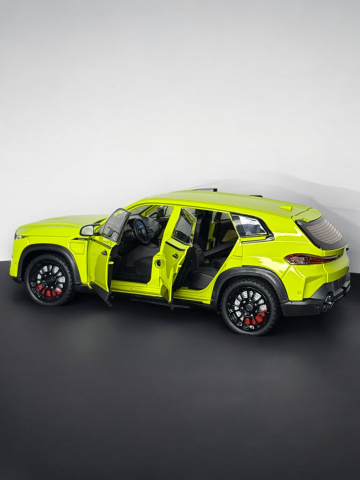 Macheta BMW XM, Fum pe Baza de Apa, Grila, Faruri si Stopuri Luminoase, din Metal, cu Lumini si Sunete realistice de Motor si Alarma, Volan Functional, cu Functie Pull-Back, cu Functie de Deschidere a [18]