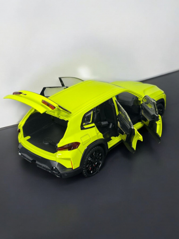 Macheta BMW XM, Fum pe Baza de Apa, Grila, Faruri si Stopuri Luminoase, din Metal, cu Lumini si Sunete realistice de Motor si Alarma, Volan Functional, cu Functie Pull-Back, cu Functie de Deschidere a [11]