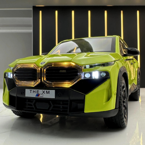 Macheta BMW XM, Fum pe Baza de Apa, Grila, Faruri si Stopuri Luminoase, din Metal, cu Lumini si Sunete realistice de Motor si Alarma, Volan Functional, cu Functie Pull-Back, cu Functie de Deschidere a [6]