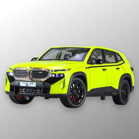 Macheta BMW XM, Fum pe Baza de Apa, Grila, Faruri si Stopuri Luminoase, din Metal, cu Lumini si Sunete realistice de Motor si Alarma, Volan Functional, cu Functie Pull-Back, cu Functie de Deschidere a [0]