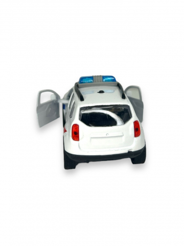 Macheta Dacia Duster de Politie, Metal, 1:38, cu Lumini si Sunete, cu Functie Pull-Back, cu Functie de Deschidere a Usilor, iStan® [2]