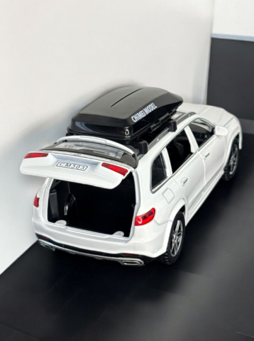 Macheta GLS 580, Portbagaj Detasabil, Faruri si Stopuri Luminoase, din Metal, cu Lumini si Sunete realistice de Motor si Alarma, Volan Functional, cu Functie Pull-Back, cu Functie de Deschidere a Usil [8]