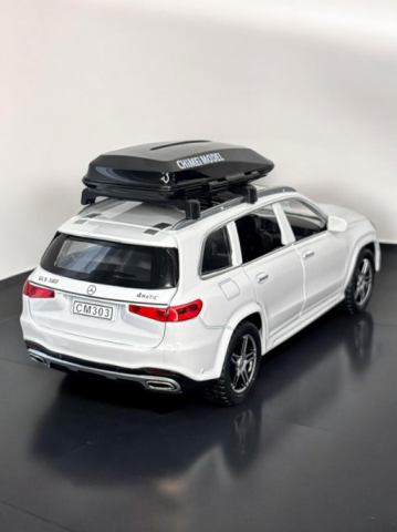 Macheta GLS 580, Portbagaj Detasabil, Faruri si Stopuri Luminoase, din Metal, cu Lumini si Sunete realistice de Motor si Alarma, Volan Functional, cu Functie Pull-Back, cu Functie de Deschidere a Usil [5]