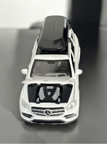 Macheta GLS 580, Portbagaj Detasabil, Faruri si Stopuri Luminoase, din Metal, cu Lumini si Sunete realistice de Motor si Alarma, Volan Functional, cu Functie Pull-Back, cu Functie de Deschidere a Usil [7]