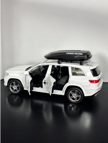 Macheta GLS 580, Portbagaj Detasabil, Faruri si Stopuri Luminoase, din Metal, cu Lumini si Sunete realistice de Motor si Alarma, Volan Functional, cu Functie Pull-Back, cu Functie de Deschidere a Usil [6]