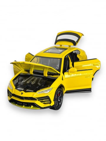 Macheta Lamborghini Urus, Fum pe Baza de Apa, din Metal, cu Lumini si Sunete realistice de Motor si Alarma, cu Functie Pull-Back, cu Functie de Deschidere a Usilor [4]
