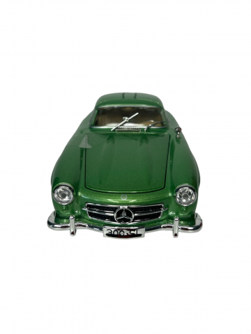 Macheta Mercedes-Benz 300 SL, Fum pe Baza de Apa, Sunete de Motor si Lumini, Functii de Deschidere Usi si Pull-Back, Verde, 1:24 [3]